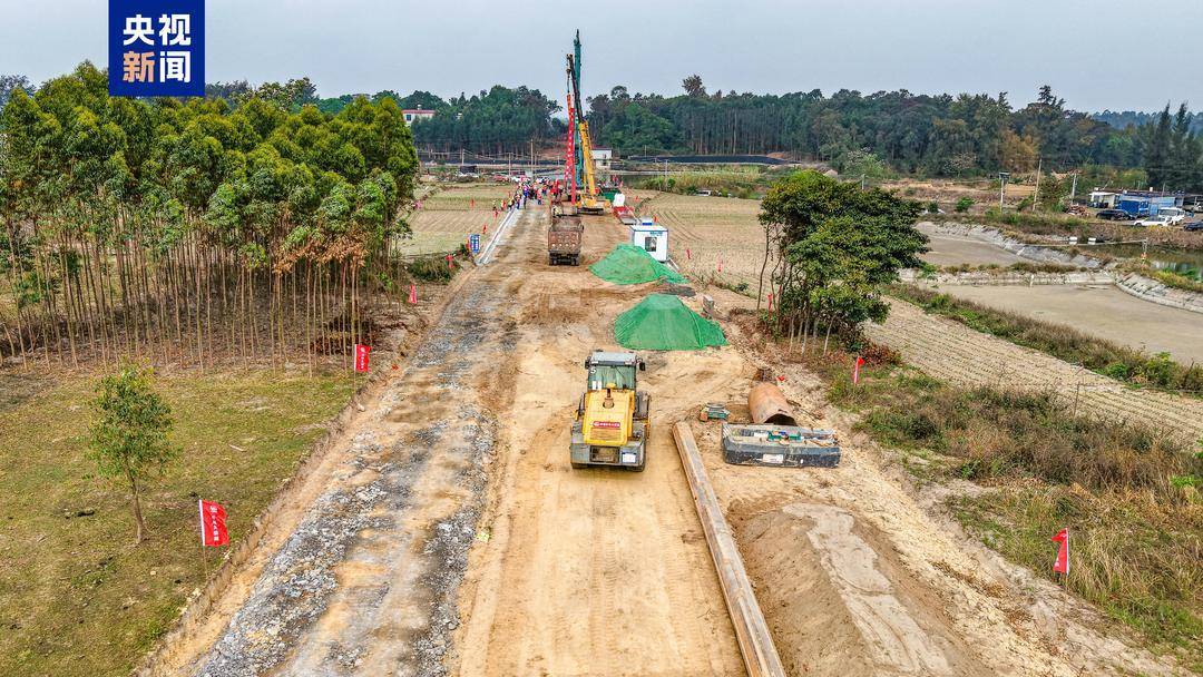 預計2028年底建成通車 合湛高鐵橋梁工程正式啟動:橋梁工程